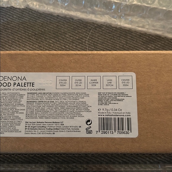 Natasha Denona Glam Eyeshadow Palette - Rose & Wood Palette - Picture 4 of 4